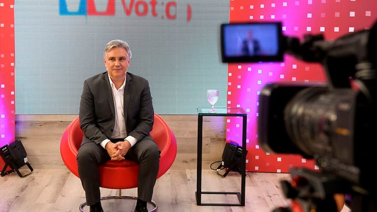 Martín Llaryora dio una entrevista en Voz y Voto.