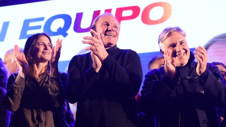 Martín Llaryora festó el triunfo de Guillermo de Rivas, que ganó la intendencia de Río Cuarto(Foto: captura de X/@guillederivas).