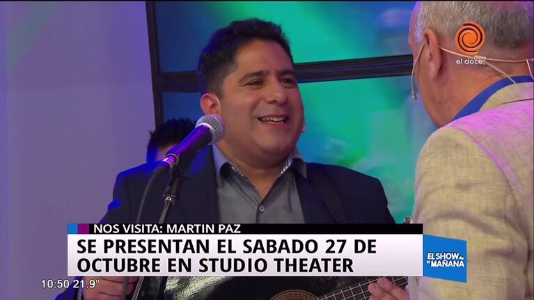 Martín Paz presenta su nuevo disco en Córdoba