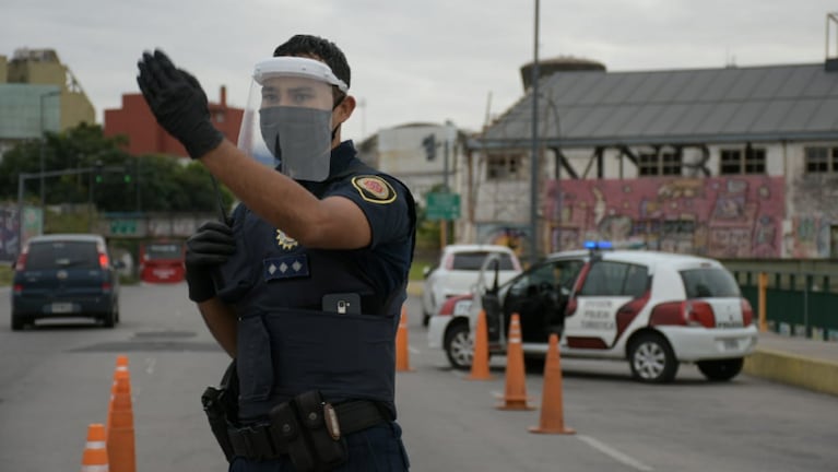 Más controles en la ciudad debido al coronavirus. / Foto: Policía de Córdoba