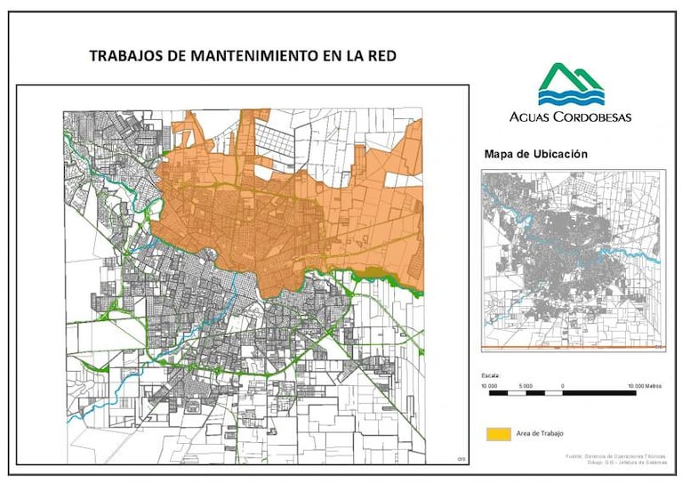 Más de 140 barrios de Córdoba, afectados por la rotura de un caño de Aguas Cordobesas