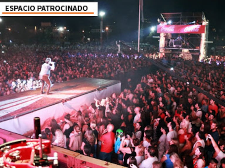 Más de 15 mil personas en el mega recital de Coca-Cola