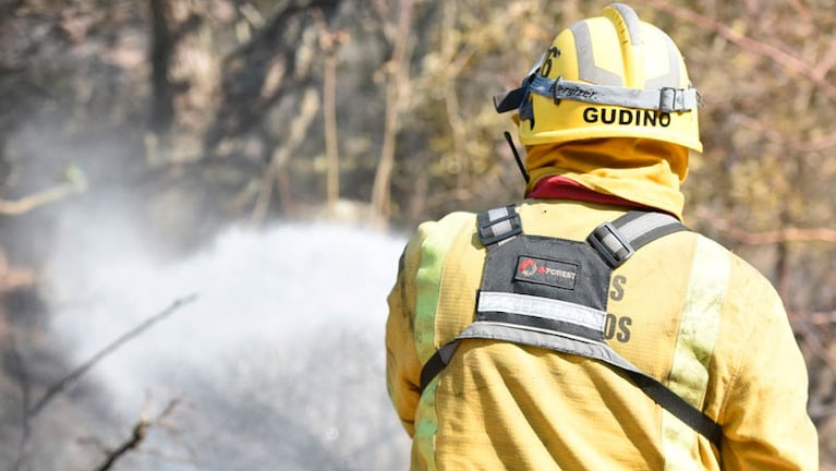 Más de 200 bomberos luchan contra las llamas en Córdoba.