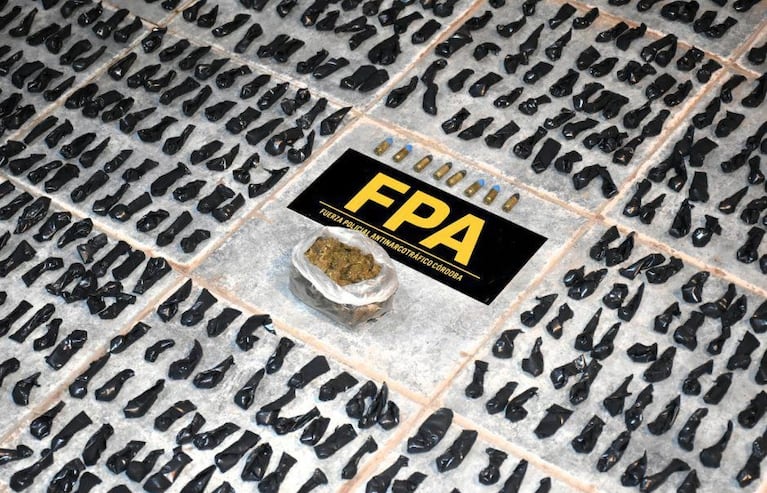 Más de 25.000 dosis de droga y 11 detenidos: impactantes fotos del operativo en Córdoba