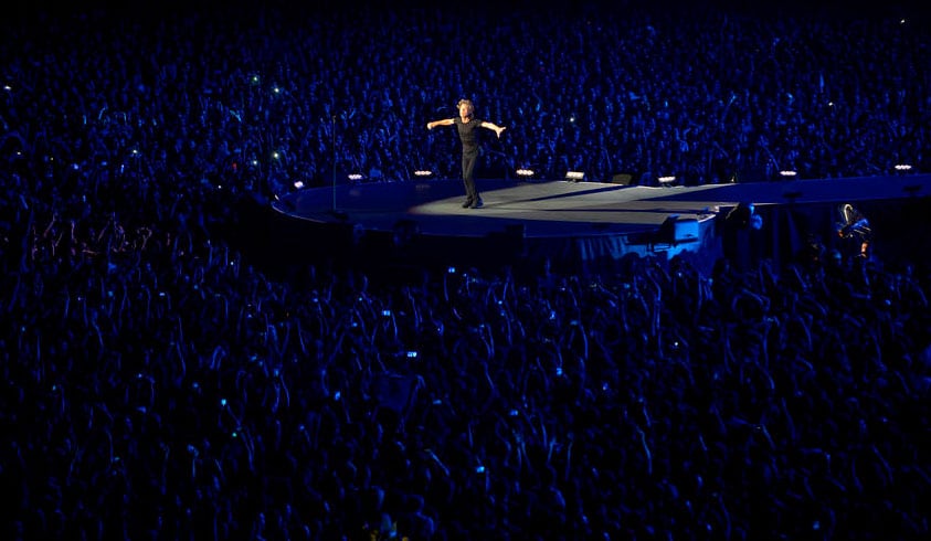 Más de 50 mil personas vibraron con los Rolling Stones en La Plata. Foto: Clarín