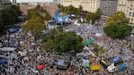 Más de cien mil docentes marcharon a Plaza de Mayo.