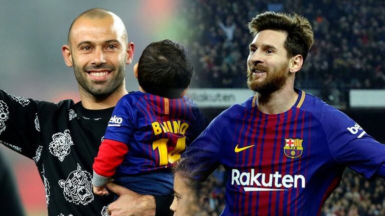 Mascherano, conmovido en su despedida. Messi, otra vez implacable.