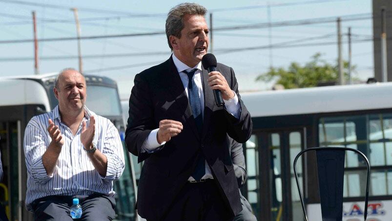 Massa, en busca de votos claves para la segunda vuelta. Foto: gentileza Eugenio Agostini.