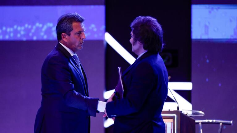 Massa y Milei, los más votados en las generales.
