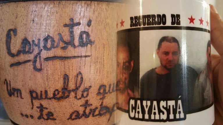 Mate y taza de Cayastá, versión "prófugos".
