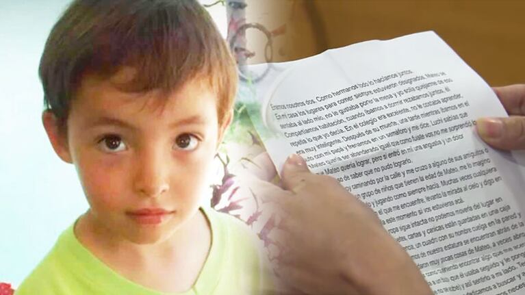 Mateo Aguirre tendría 13 años.