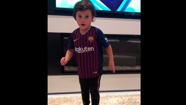 Mateo Messi lo hizo de nuevo: video viral con final inesperado