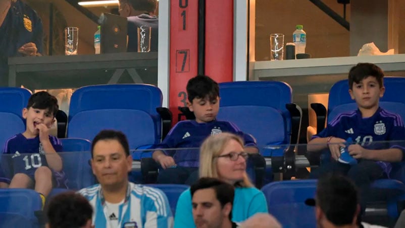 Mateo y Thiago Messi protagonizaron una situación que se volvió viral