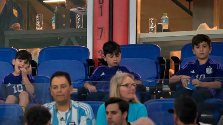 Mateo y Thiago Messi protagonizaron una situación que se volvió viral