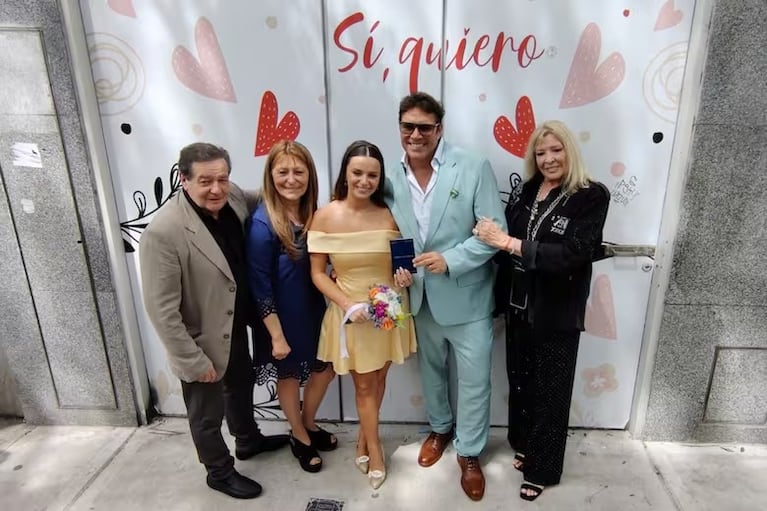 Matías Alé se casó por civil con Martina Vignolo