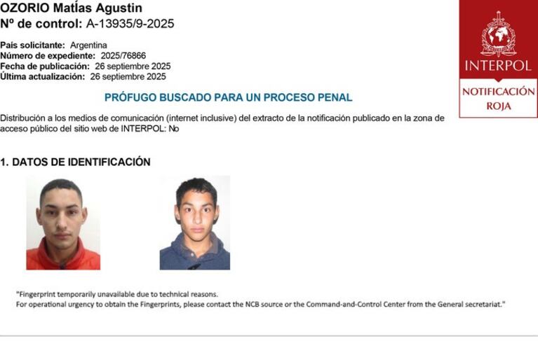 Matías Ozorio, acusado del triple crimen.