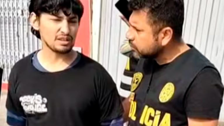 Matías Ozorio fue atrapado en Perú.