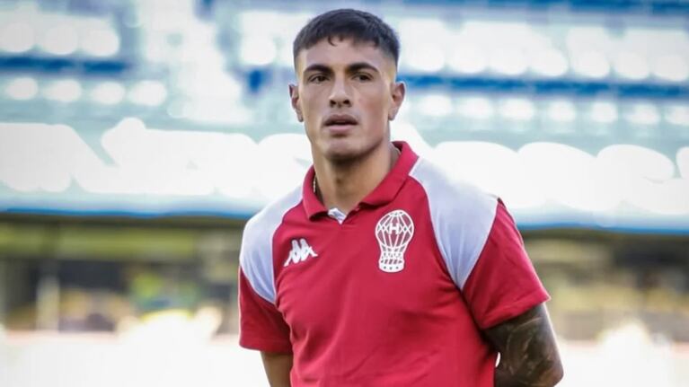 Matías Tissera, el jugador de Huracán acusado por intento de extorsión.