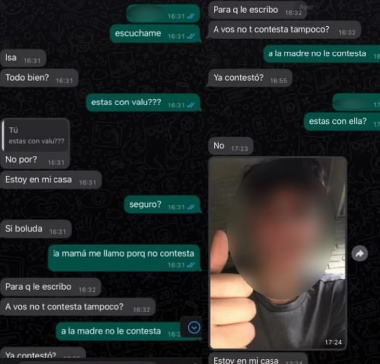 Mató a su ex y negó haberla visto: los macabros chats con las amigas