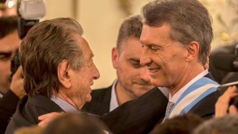 Mauricio Macri agradeció el cariño recibido por la muerte de su padre