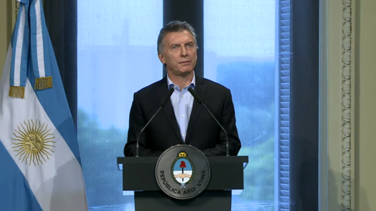 Mauricio Macri brindó su primera conferencia de prensa del 2017.
