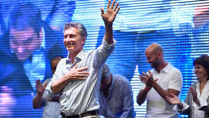 Mauricio Macri citó a Perón durante el acto.