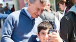 Mauricio Macri desde la ciudad entrerriana de Villa Paranacito.