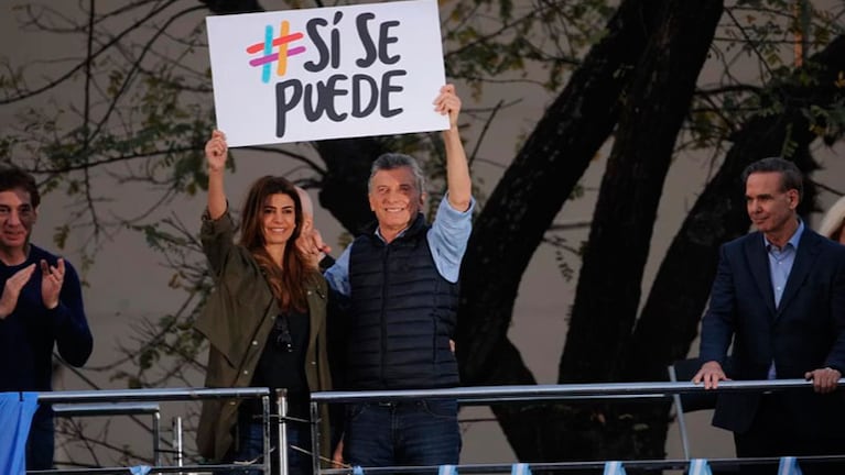 Mauricio Macri dio inicio a la caravana del “Si se puede” en Barrancas de Belgrano.