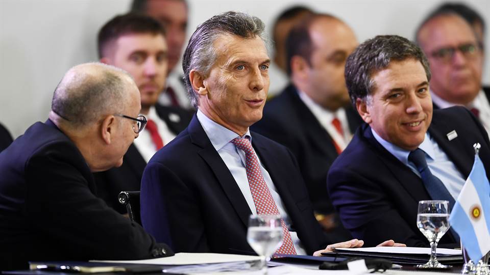 Mauricio Macri en la Cumbre del Mercosur en Brasil. 