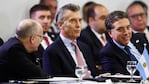 Mauricio Macri en la Cumbre del Mercosur en Brasil. 