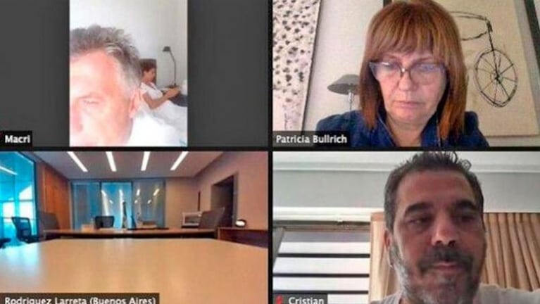 Mauricio Macri expuso la intimidad de Juliana Awada en una reunión por Zoom