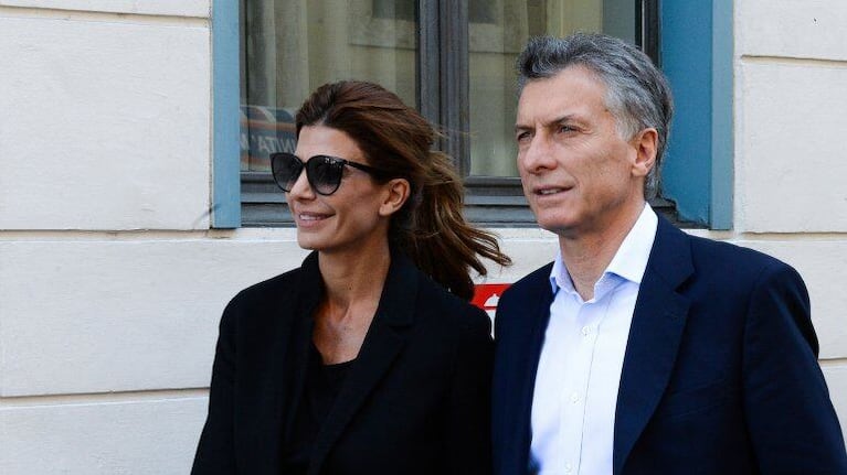 Mauricio Macri junto a Juliana Awada.