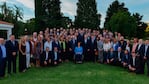 Mauricio Macri junto a los diputados y senadores del oficialismo.