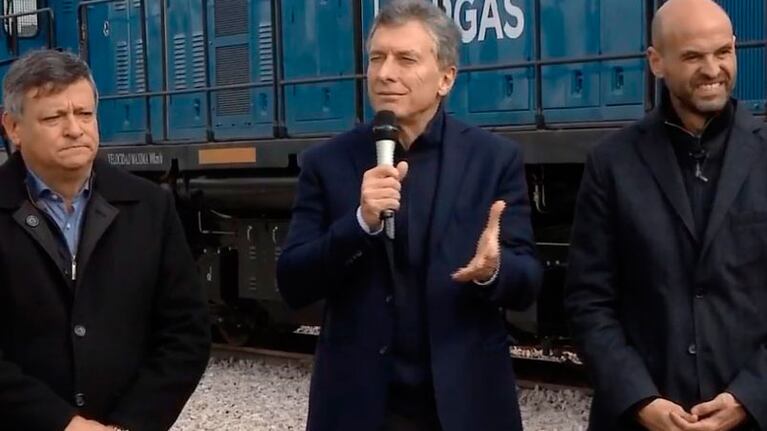 Mauricio Macri recibió el apoyo del gobernador peronista de Chaco, Domingo Peppo.