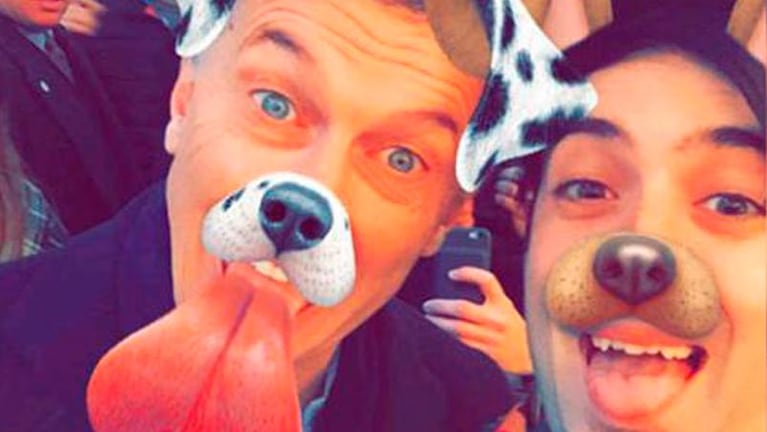 Mauricio Macri se divirtió haciendo Snapchat con youtubers