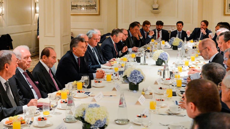 Mauricio Macri se reunió con importantes empresarios para invertir en Argentina.