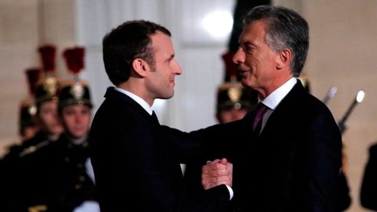 Mauricio Macri se reunió con su par Emmanuel Macron.