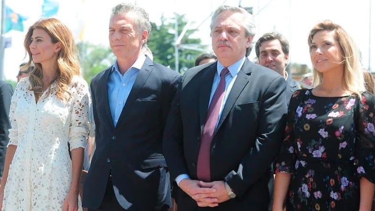 Mauricio Macri y Alberto Fernández, juntos en la misa por la "unidad y la paz"