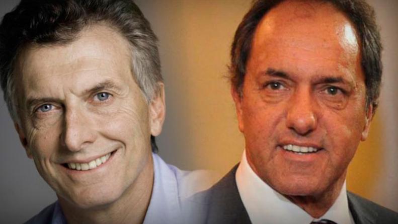 Mauricio Macri y Daniel Scioli se enfrentarán el domingo en el balotaje presidencial.