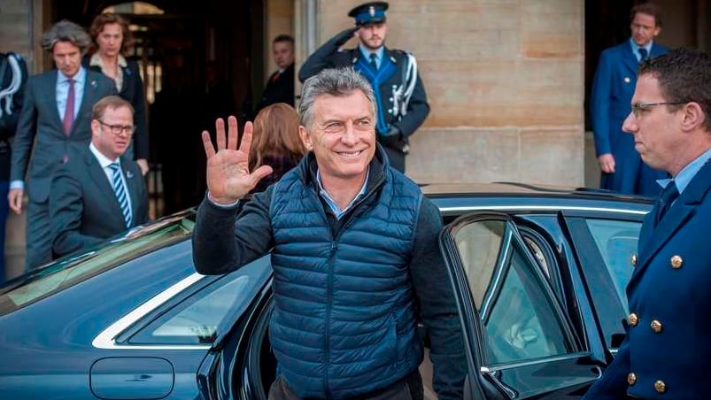 Mauricio Macri y Juliana Awada en su visita de Estado a Holanda. Foto: Clarín