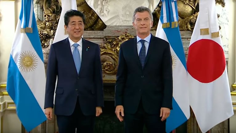 Mauricio Macri y Shinzo Abe buscan relanzar la relación comercial.