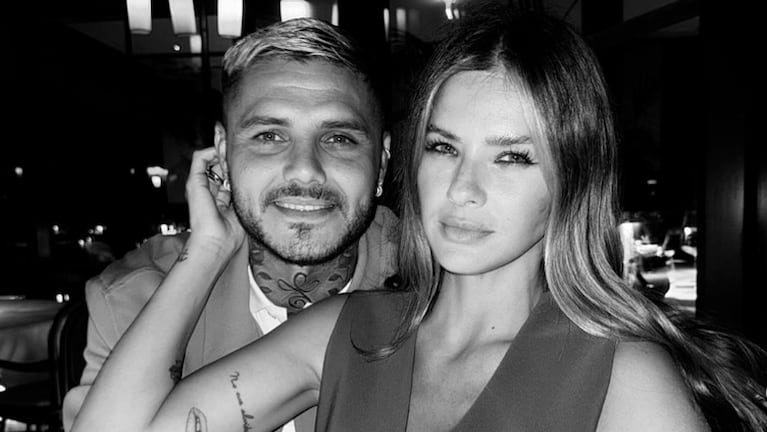 Mauro Icardi junto a la China Suárez.