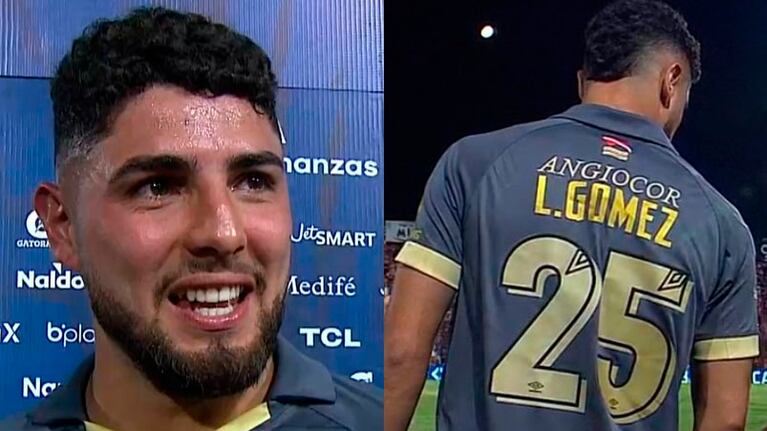 Maxi Romero perdió su camiseta y usó una prestada.
