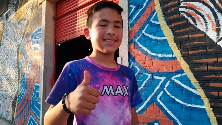 Máximo tiene 11 años, quiere jugar al golf y sueña con ser veterinario. / Foto: Radio Estación 102.5