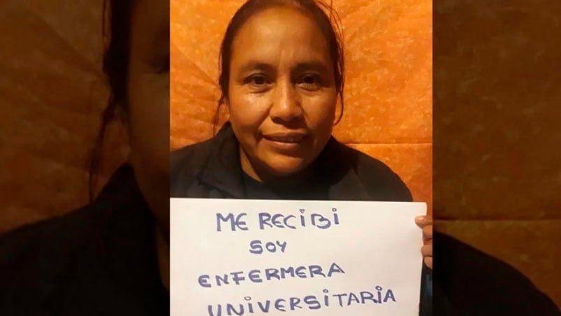 "Me costó mucho llegar a esta meta", admitió Adela. 