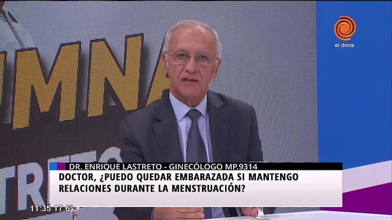 ¿Me puedo embarazar durante la menstruación?