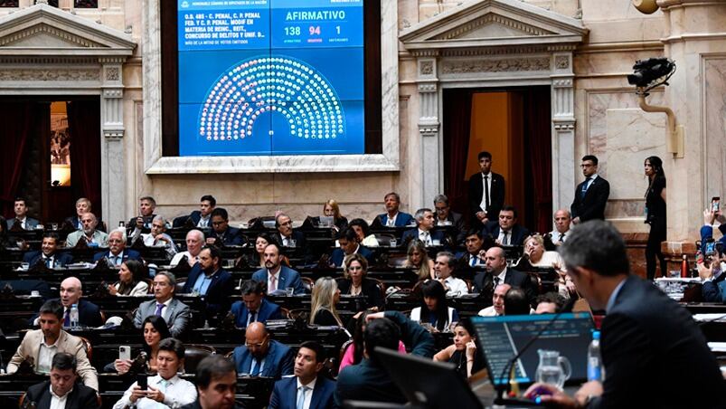 Media sanción en diputados.