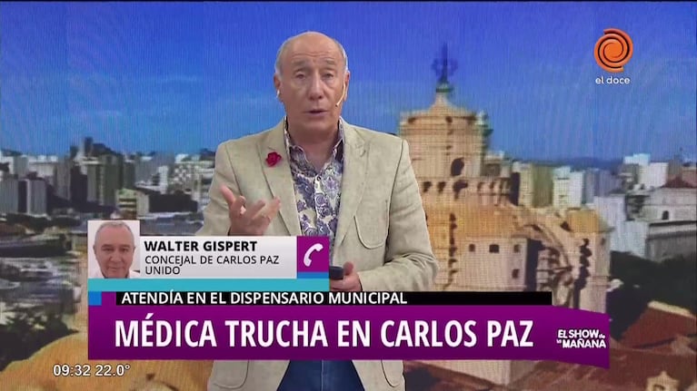 Médica trucha atendió por dos años en Carlos Paz