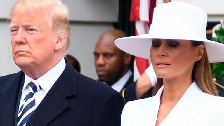 Melania le hizo pasar otro momento incómodo a Donald Trump