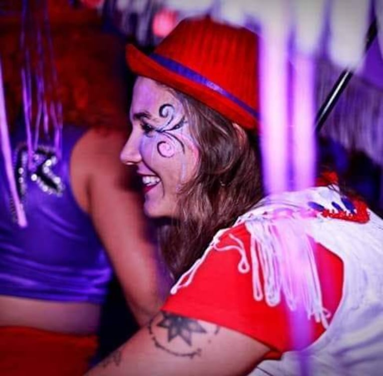 Melín participaba de una murga barrial.